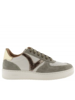 Victoria Madrid cuir kaki