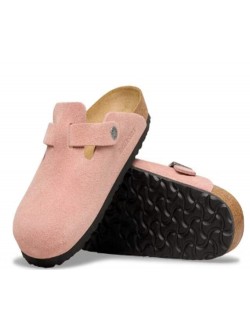 Birkenstock Boston suède pink clay