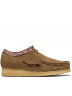 Clarks Wallabee dark taupe combi