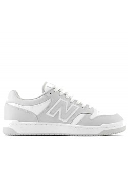 New Balance 480 cuir bicolore blanc gris