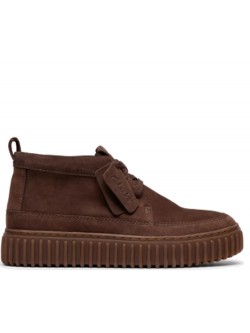 Clarks Torhill lace hi suède dark