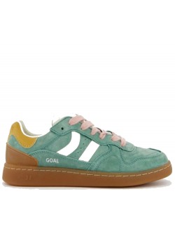 Coolway Goal suède vert blanc