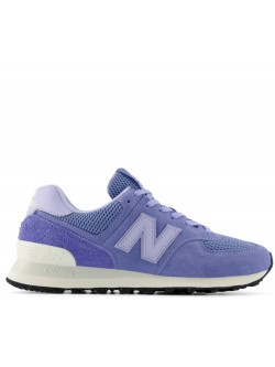 New Balance W574 suède blue indigo blanc