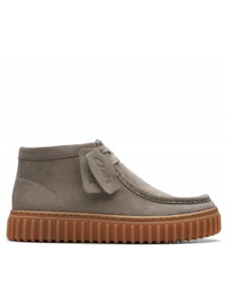 Clarks Torhill hi suède stone