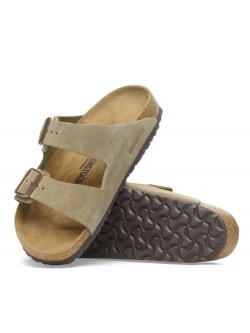 Birkenstock Arizona suède clair sable