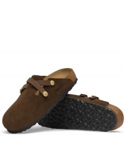 Birkenstock Blair D buckle suède carafe