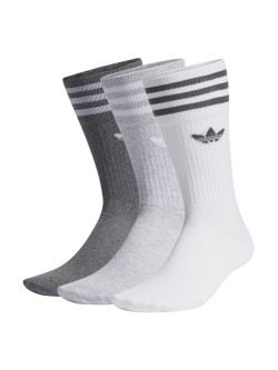 ADIDAS Chaussettes hautes Crew blanc / gris