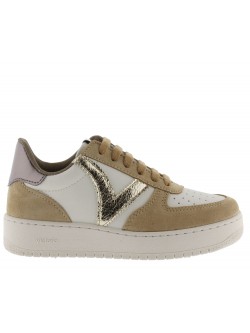 Victoria Madrid cuir cuero / gold