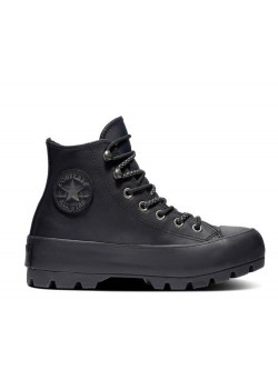 Converse Chuck Taylor all star Lugged cuir monochrome noir