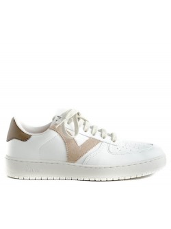 Victoria Madrid cuir taupe