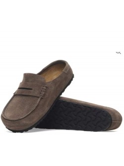 Birkenstock Naples suède concrète / gray