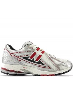  New Balance 1906R Métal blanc / argent / rouge / Silver Metallic avec Classic Crimson et Sea Salt