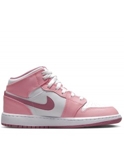 Nike Air Jordan 1 Mid blanc / rose DQ8423-616
