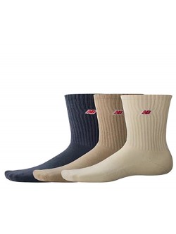 New Balance Chaussettes Patch Crew crème / beige / acier