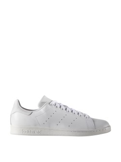 ADIDAS Stan Smith simili cuir monochrome blanc