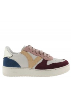 Victoria Madrid cuir burdeos