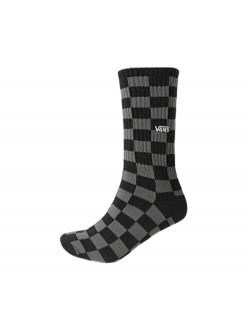 Vans Z Chaussettes hautes Checkerboard noir / gris