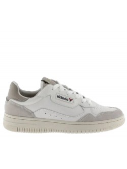 Victoria C80 cuir blanc / gris