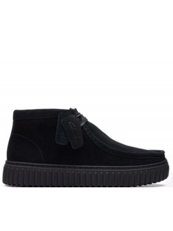 Clarks Torhill hi suède noir