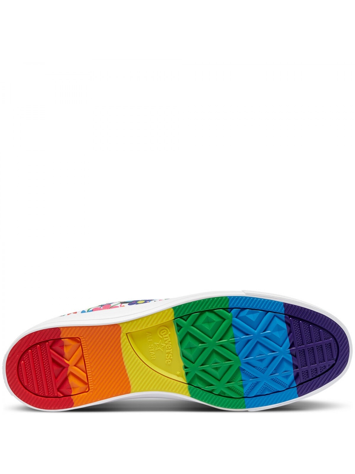 Converse semelle outlet arc en ciel