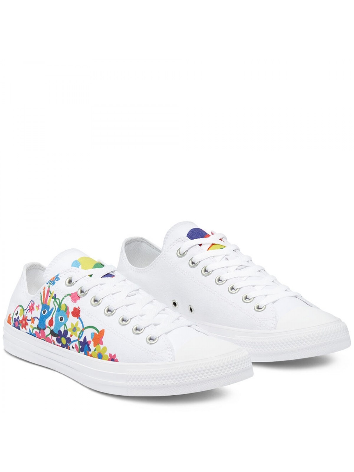 Converse semelle top arc en ciel