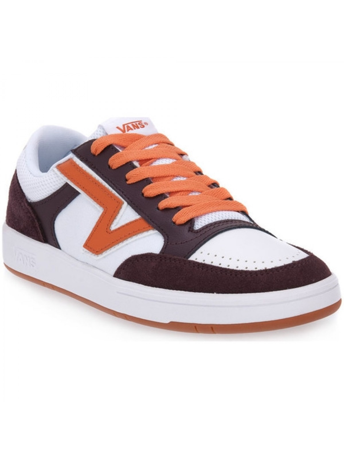 Vans cuir shop soldes