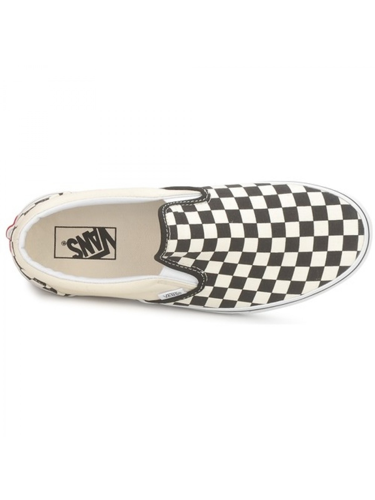Vans blanche damier new arrivals