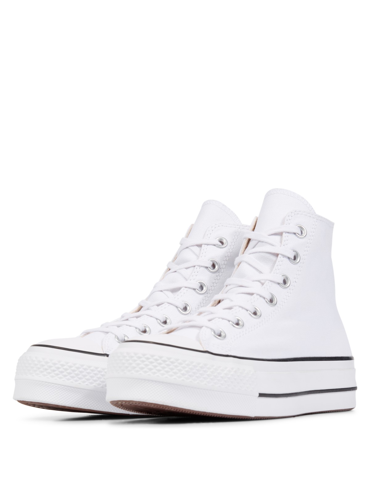 Converse Chuck Taylor all star Lift toile plateforme blanc ...