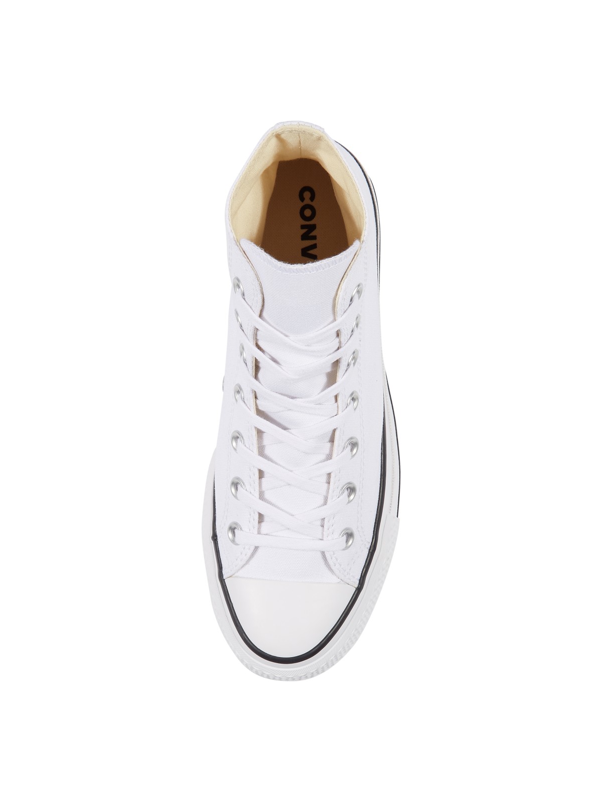 Converse plateforme blanc discount