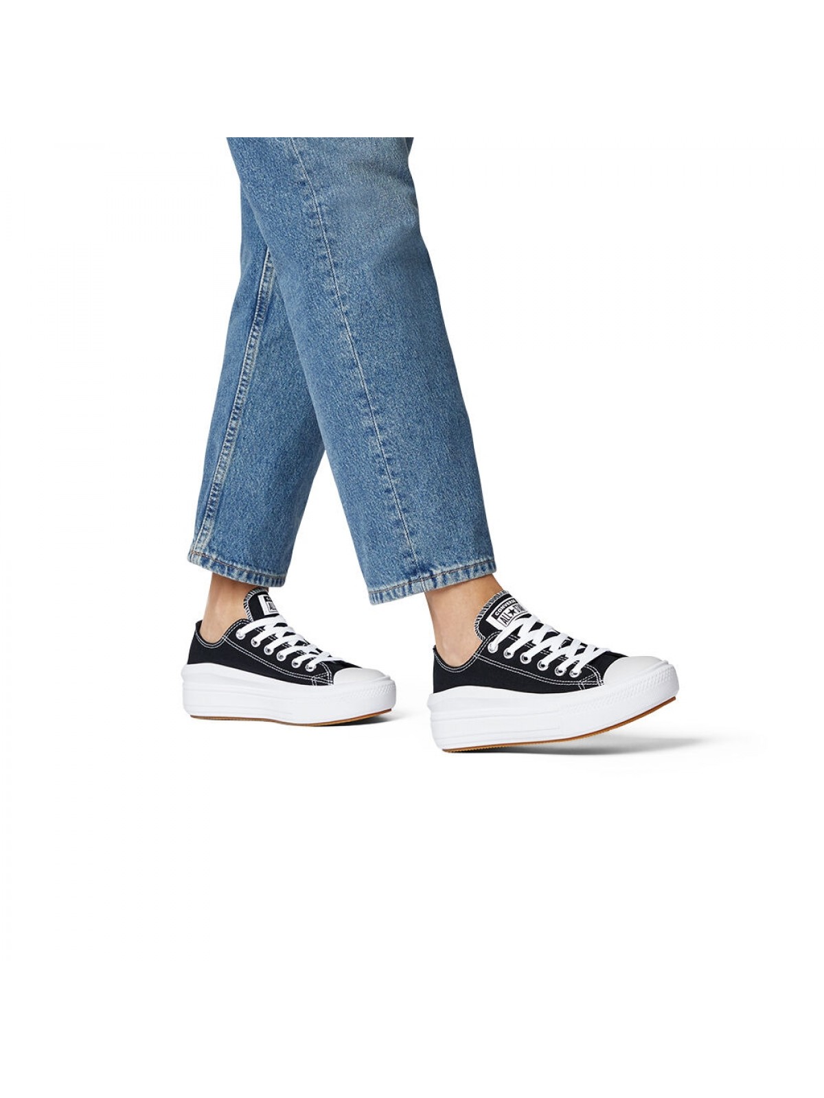 Converse plateforme noire best sale basse