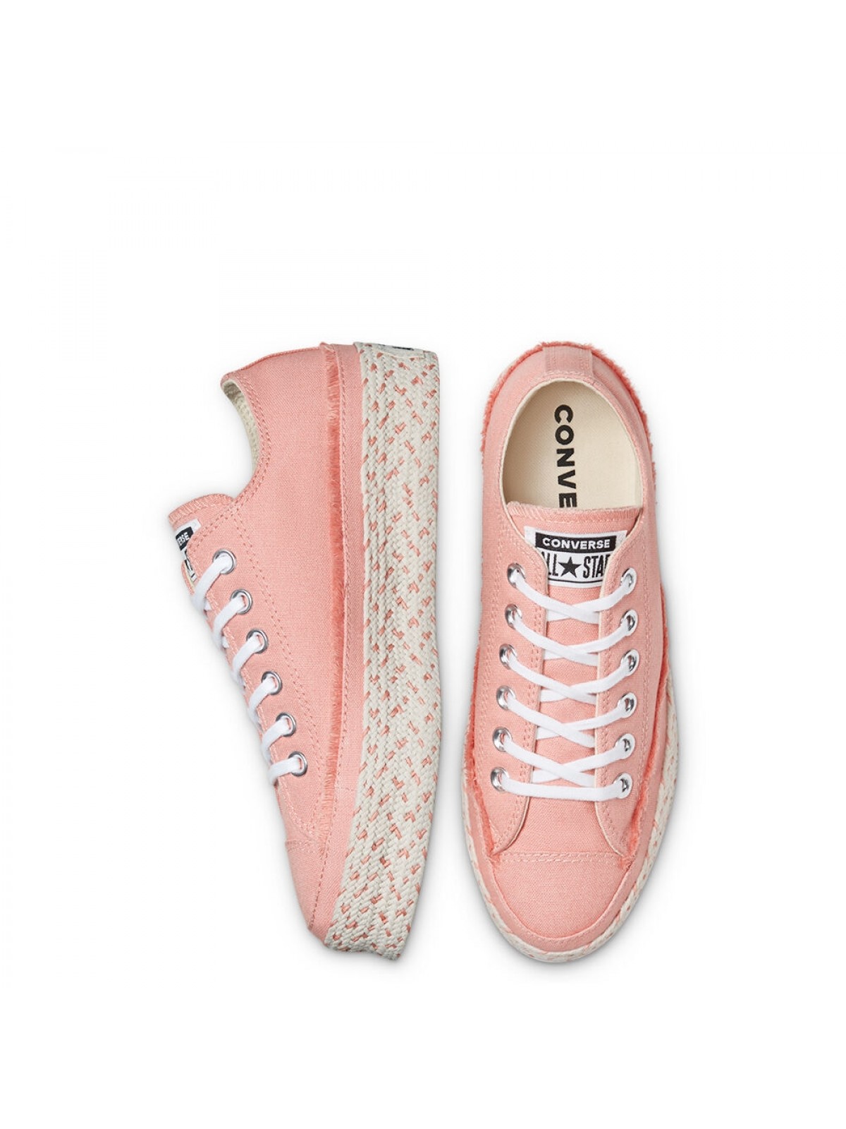 Converse Chuck Taylor all star Espadrille plateforme pink
