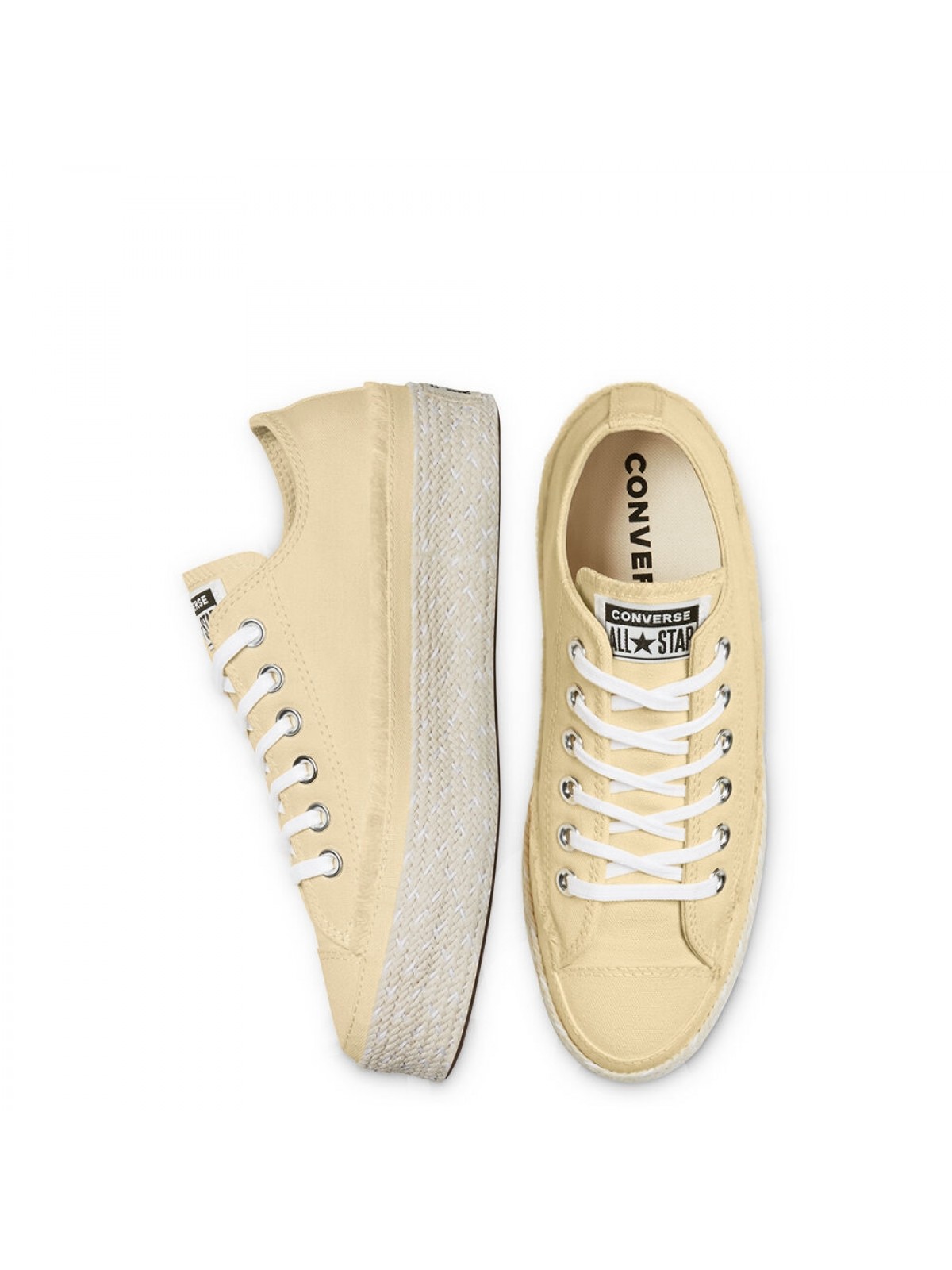 Converse Chuck Taylor all star Espadrille plateforme banana
