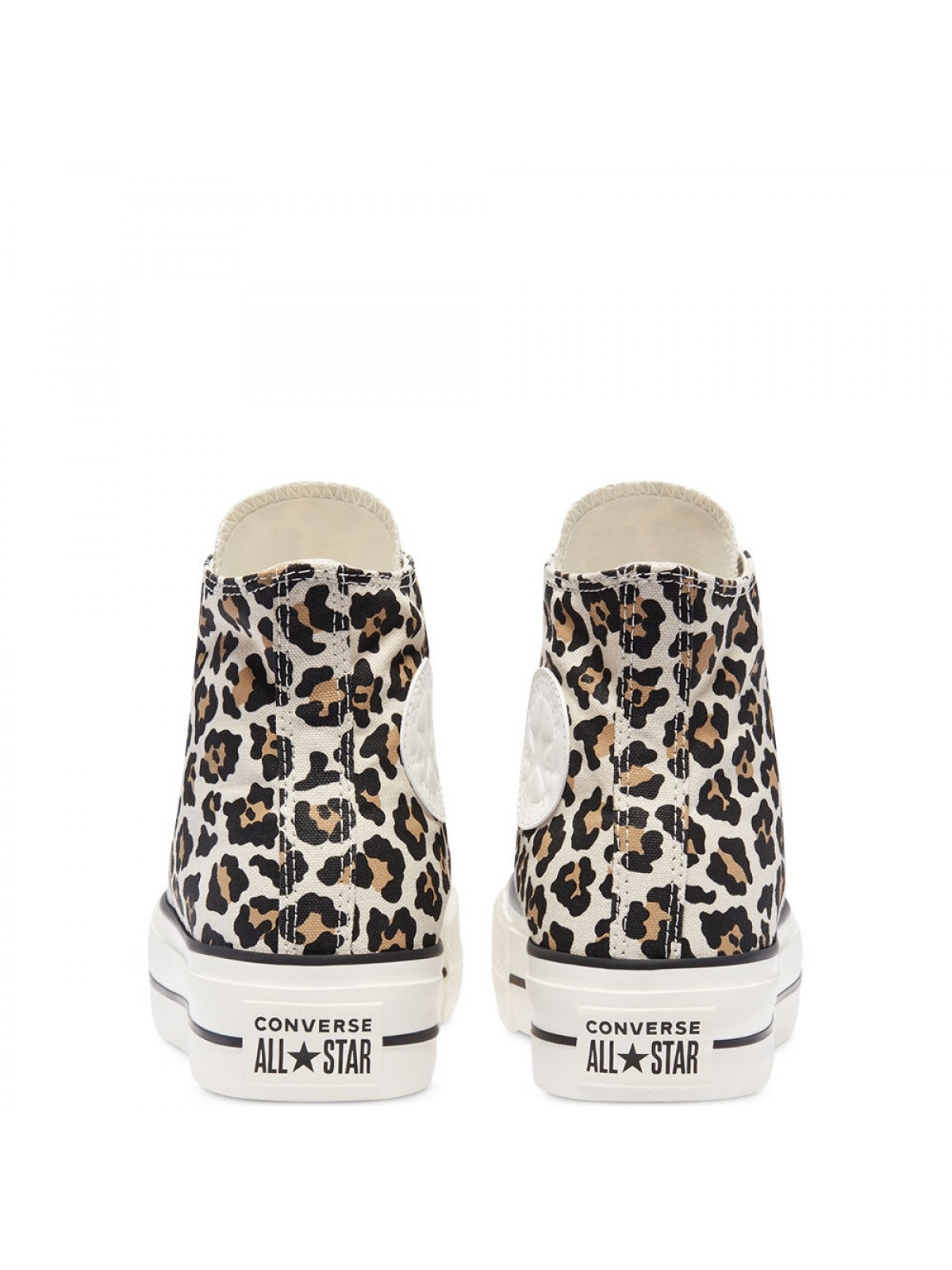 converse plateforme leopard
