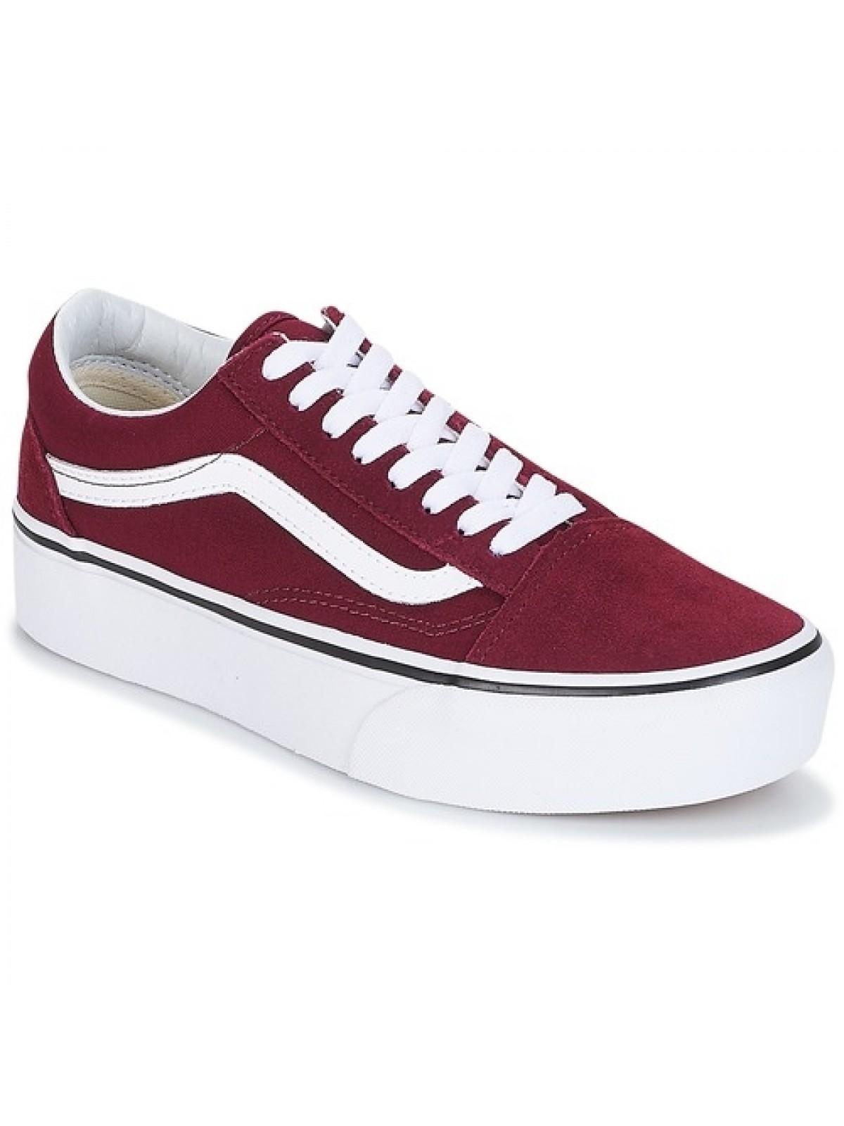 Vans Old Skool Plateforme bordeaux