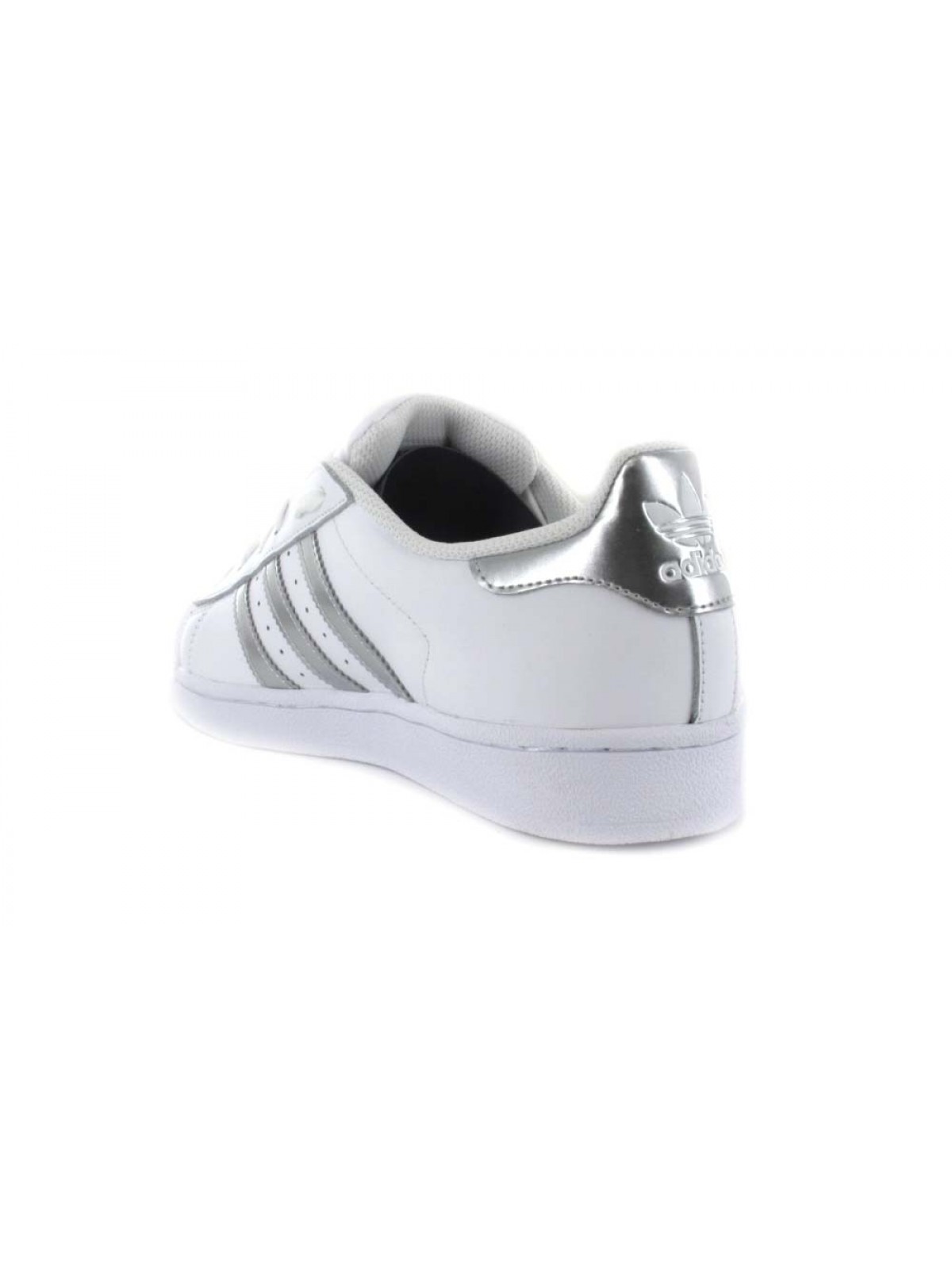 Superstar adidas blanche et argent 2025