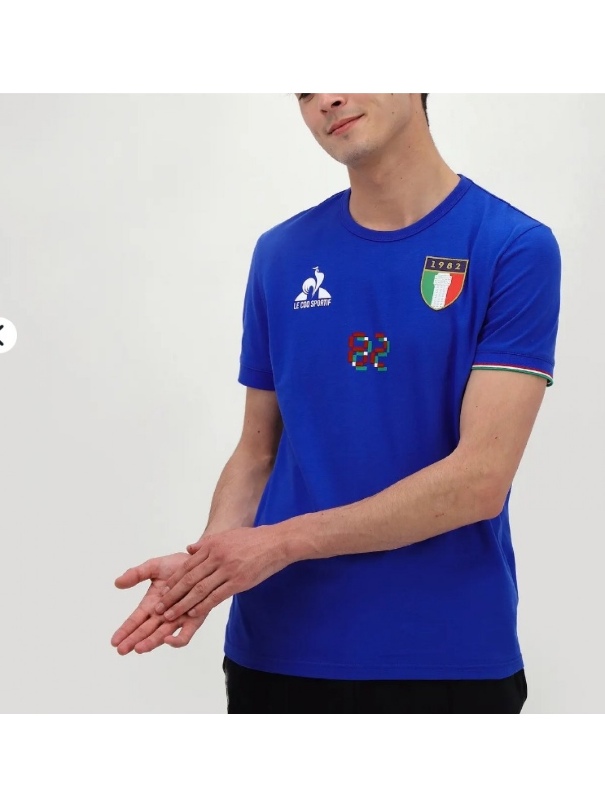 Coq sportif Tee shirt ITALIE 82 cobalt LE COQ SPORTIF Marques
