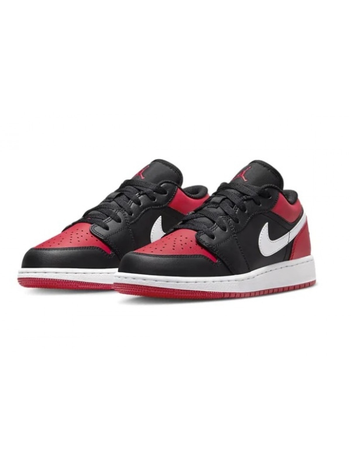 Nike Air Jordan 1 Low noir rouge 553558 066 Nouveautes accueil