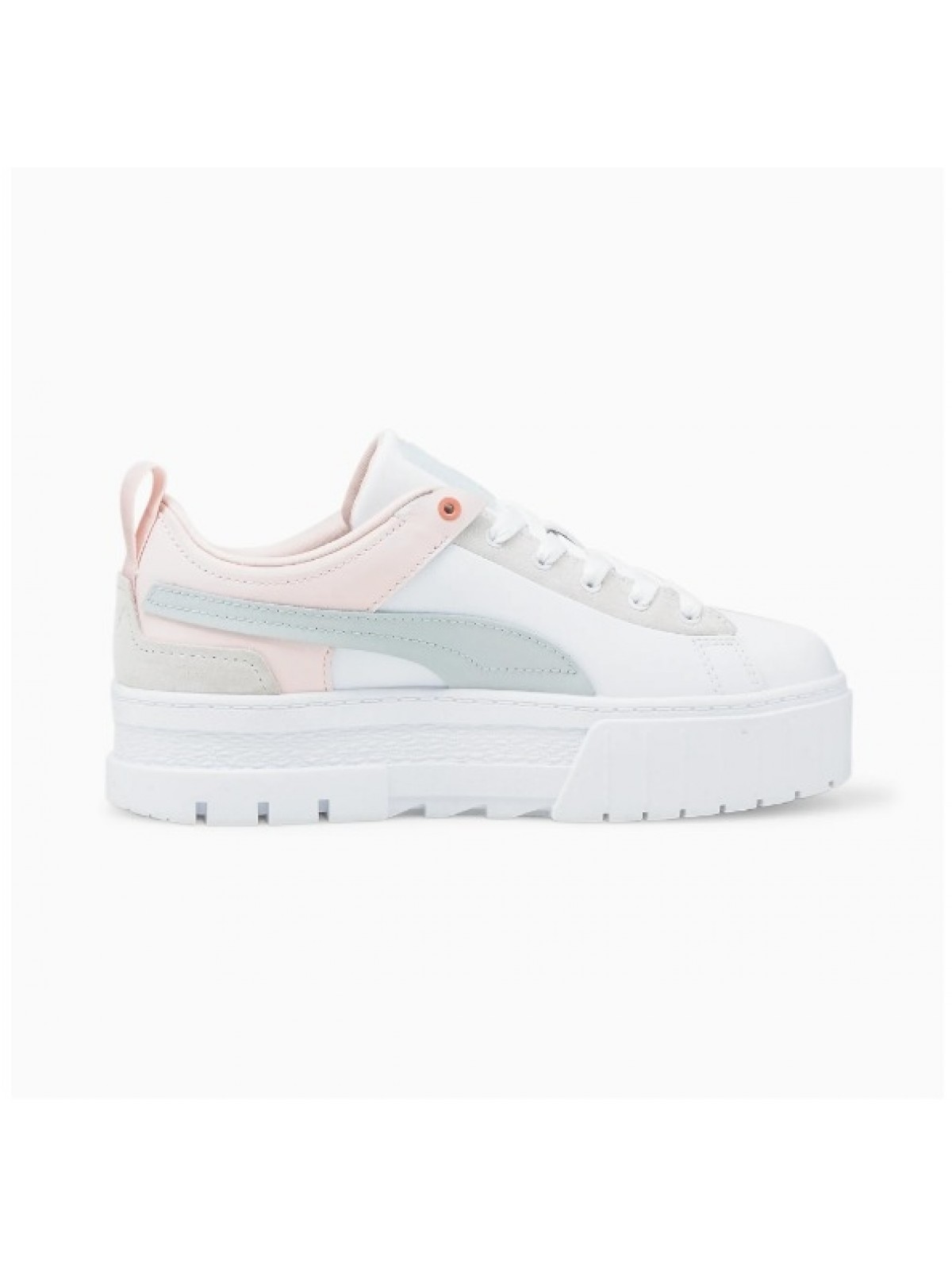 Puma Mayze cuir blanc gris rose PUMA Marques