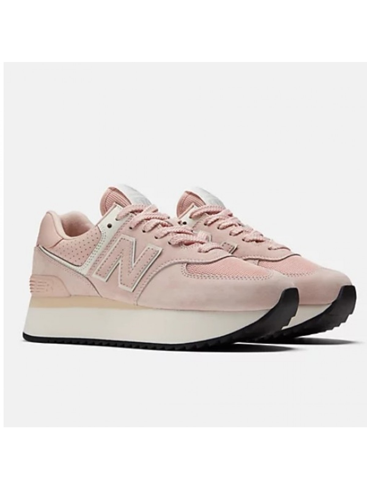 New Balance WL574 Plateforme rose