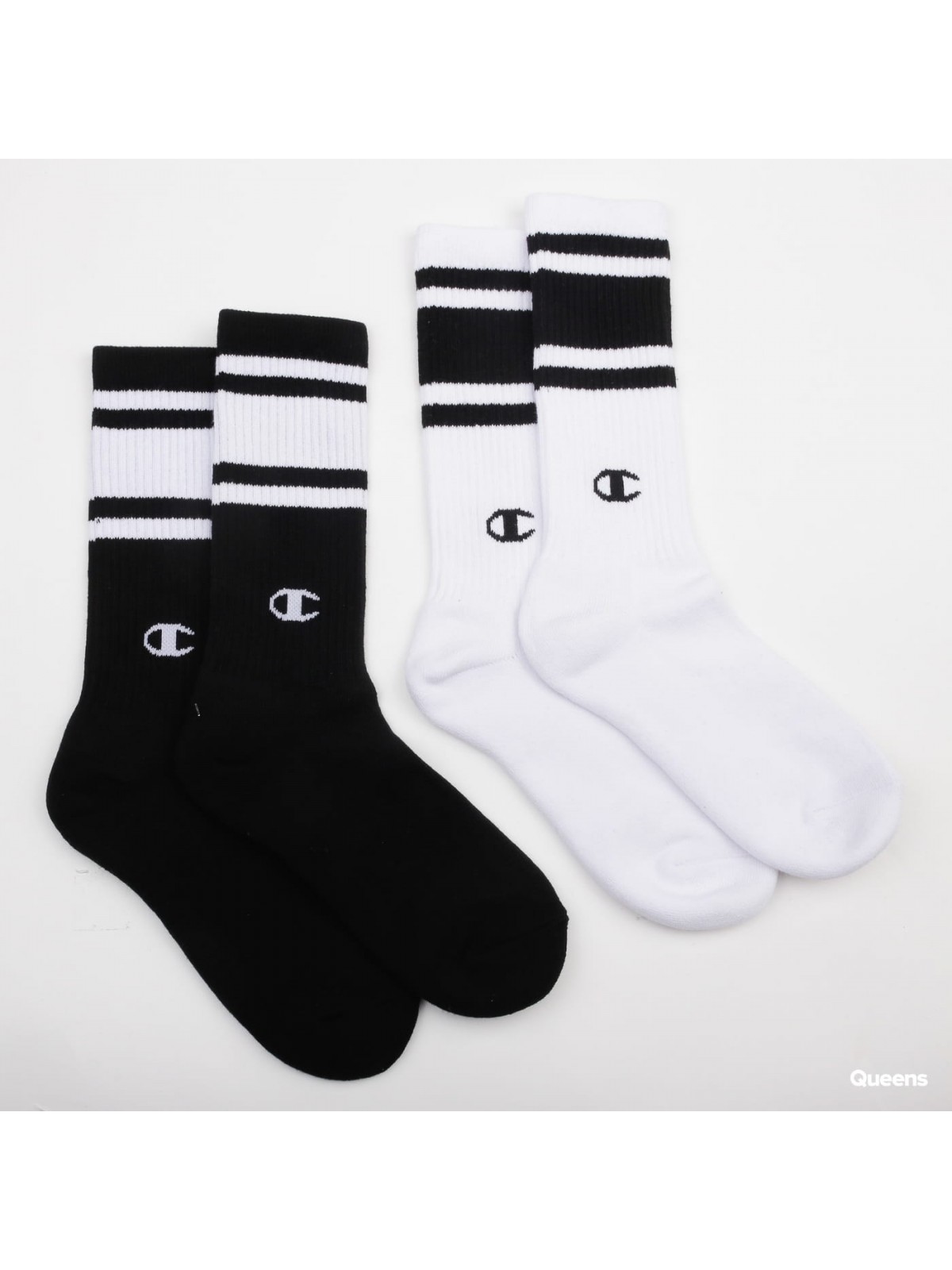 Champion Lot de 3 paires de chaussettes hautes femme U24558-KK001 (35-38)  Noir 