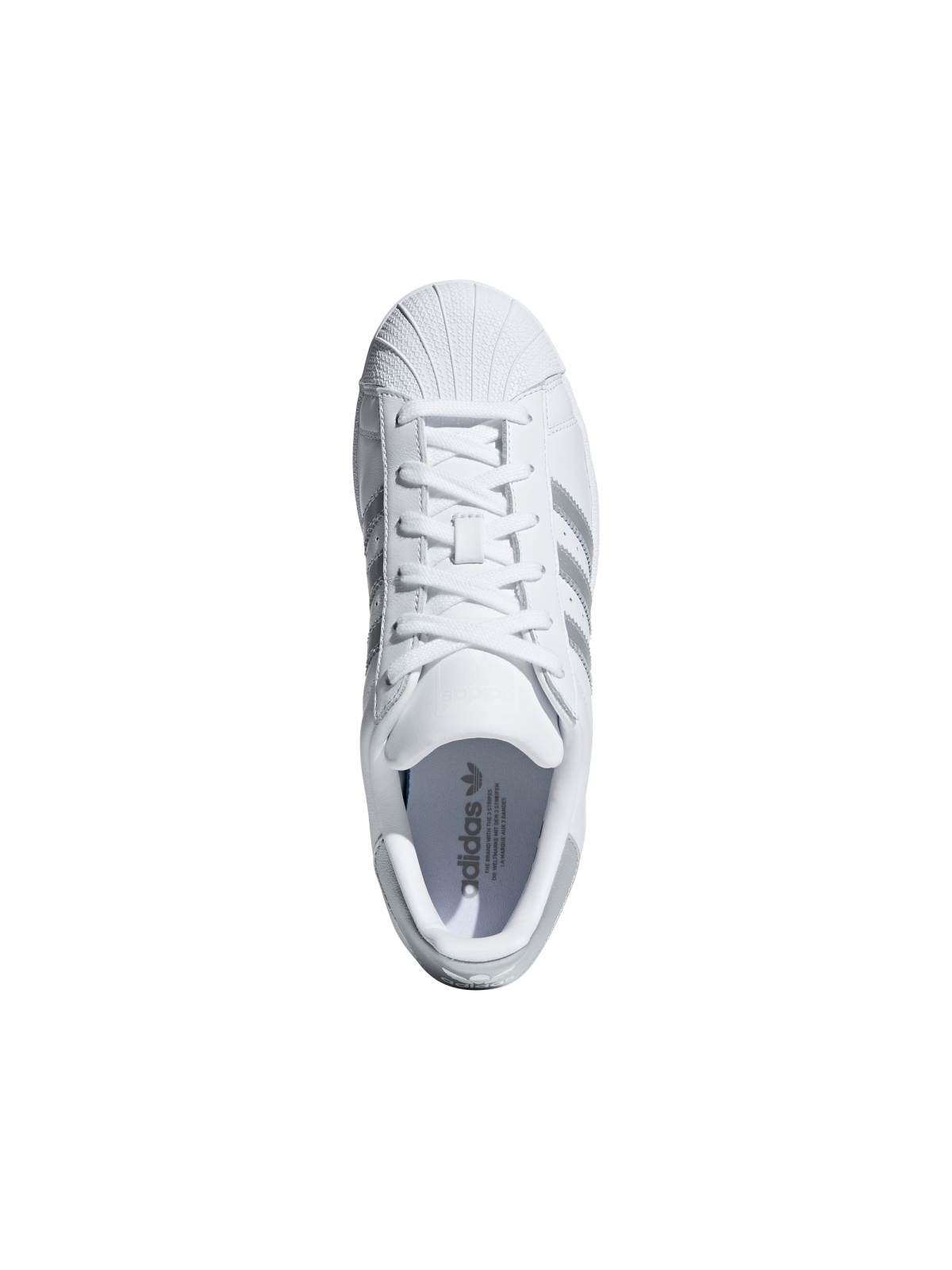 Superstar hotsell blanc gris