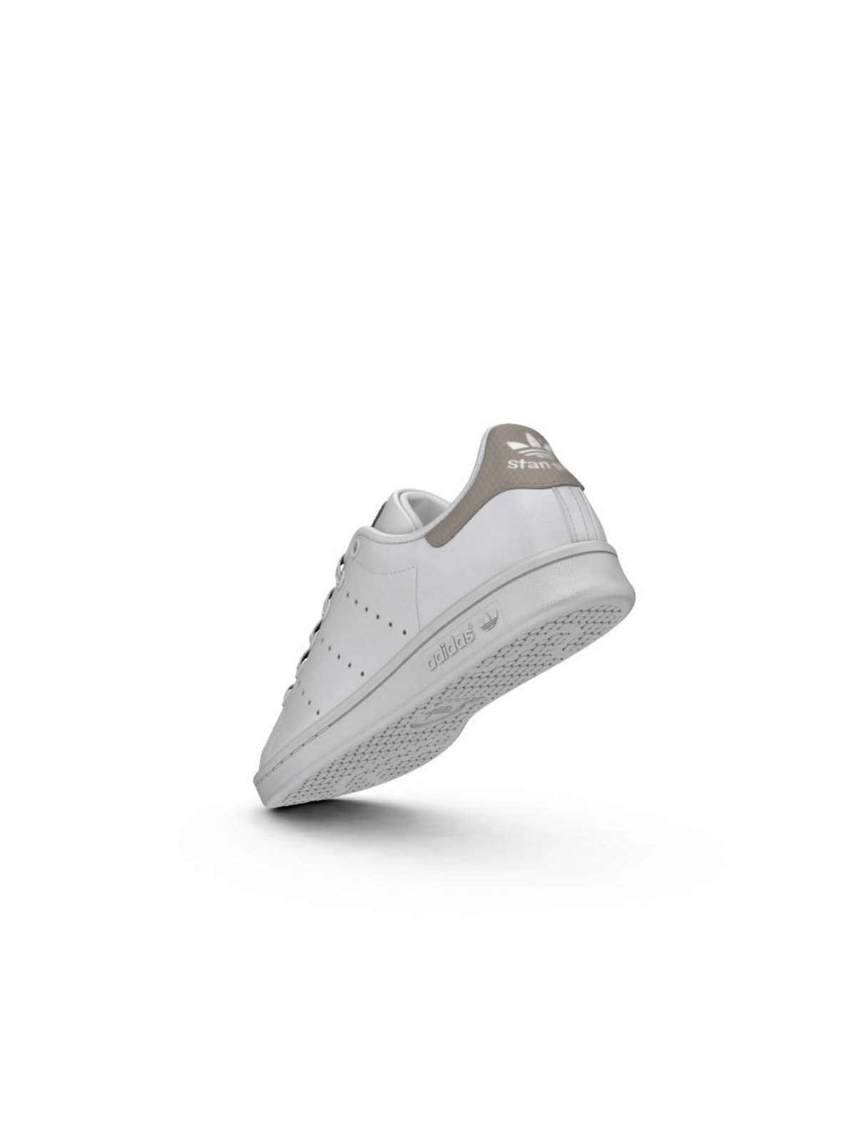 Stan Smith Kids blanc taupe r fl chissant