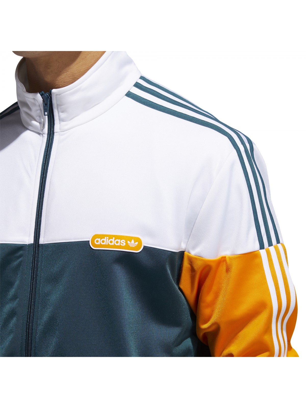 Veste adidas blanche et verte 2025