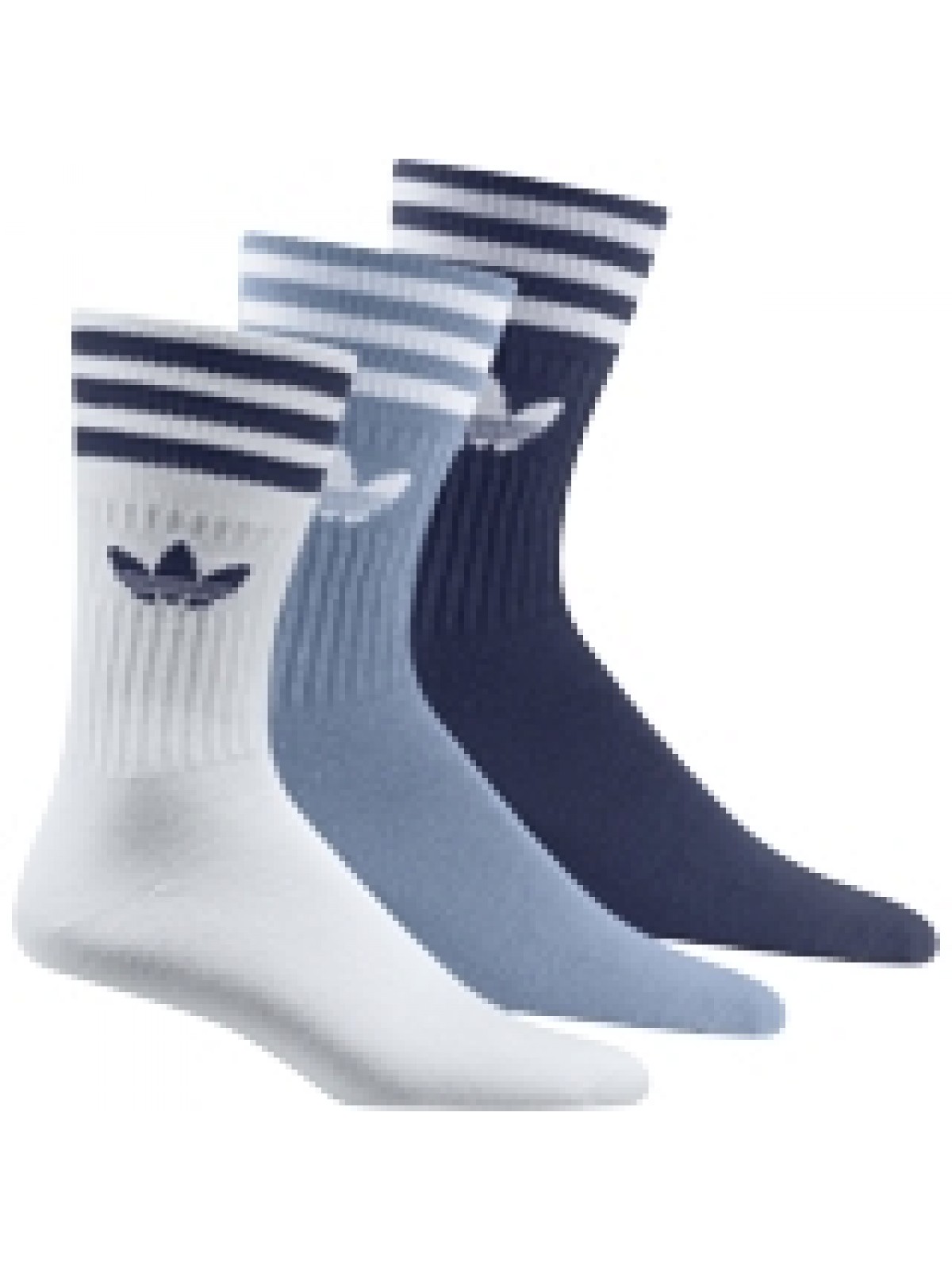 ADIDAS Chaussettes hautes Crew blanc / ciel / marine - VETEMENTS - Marques