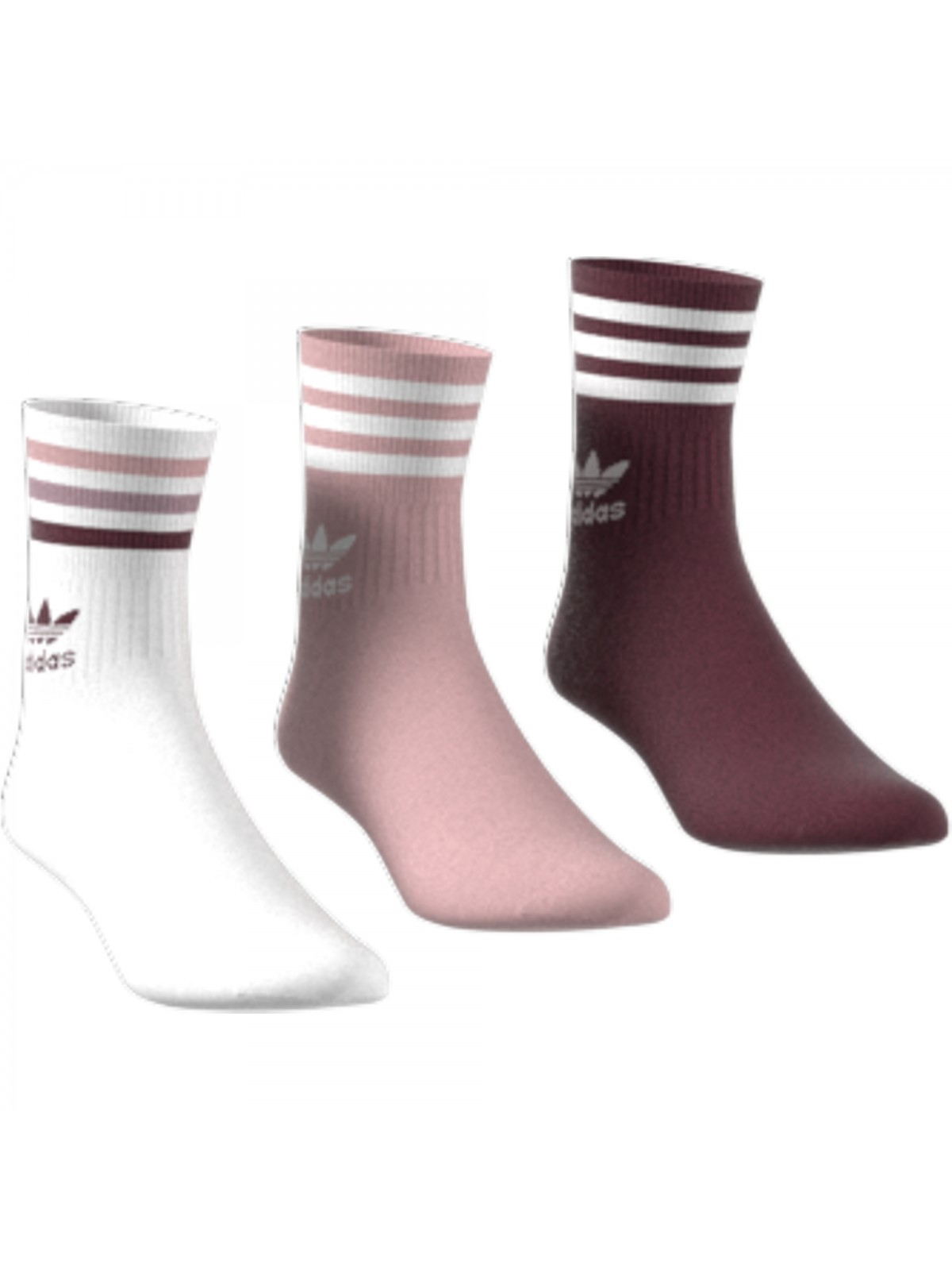 ADIDAS Chaussettes hautes Crew blanc / ASSE / bouteille