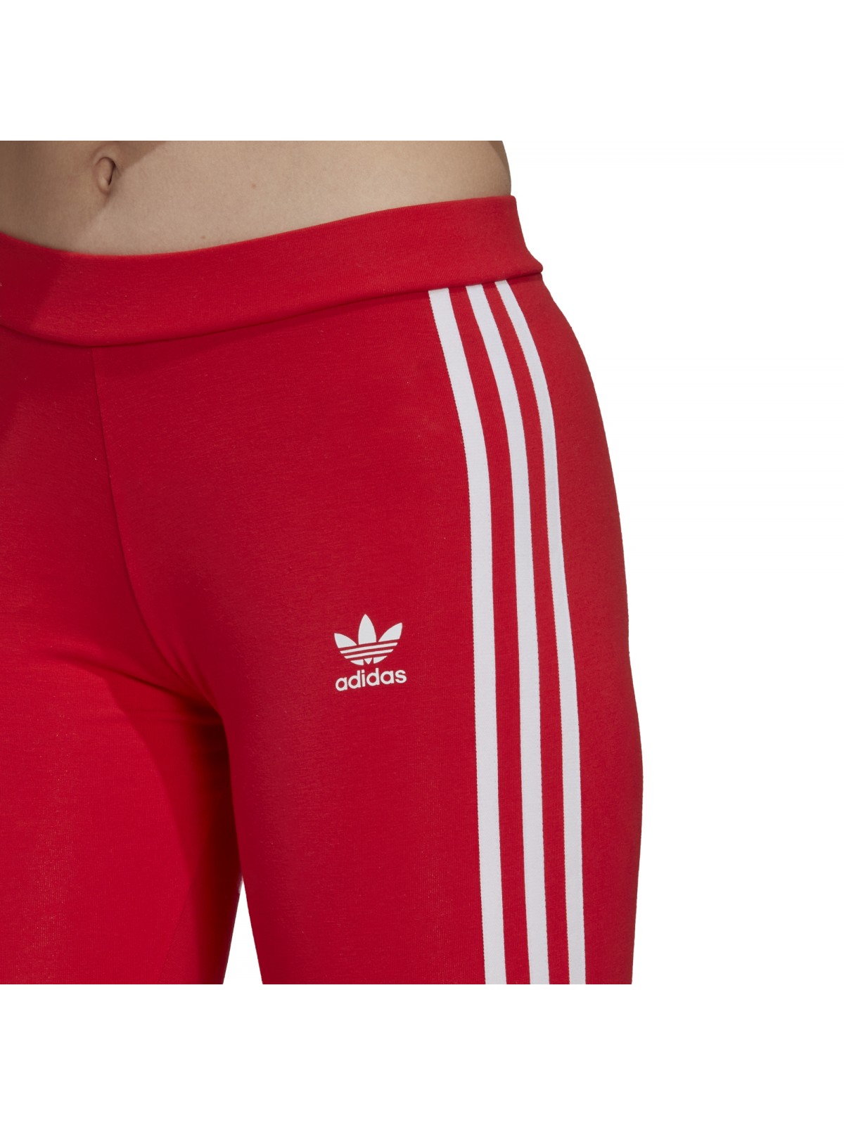 Legging adidas 3 bandes rouge hot sale