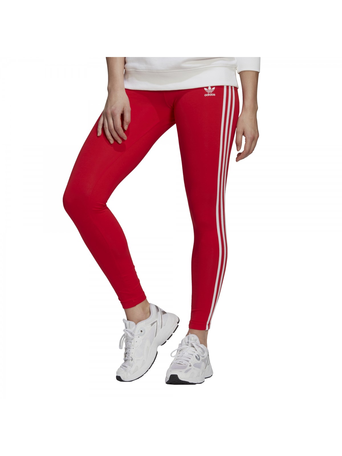 Legging adidas 3 outlet bandes rouge