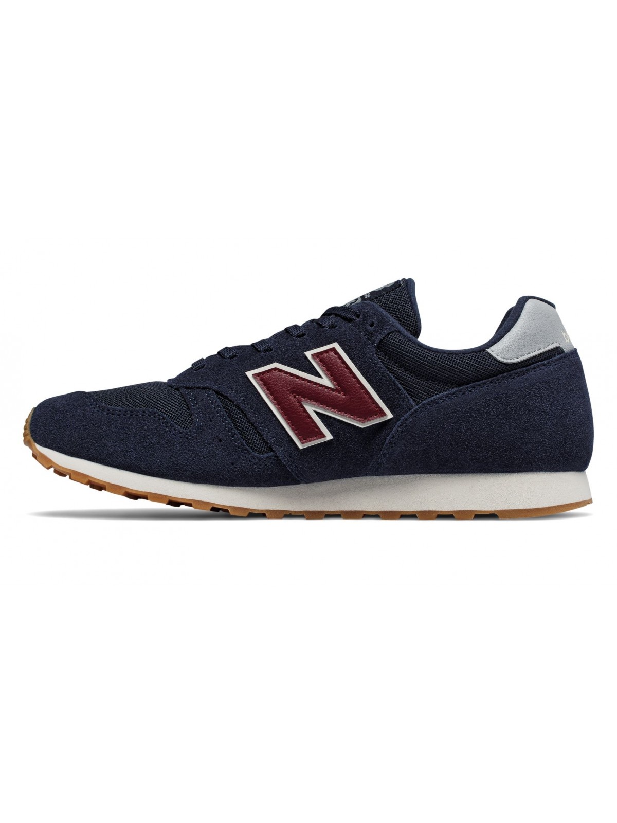New Balance 373 nylon suede marine bordeaux