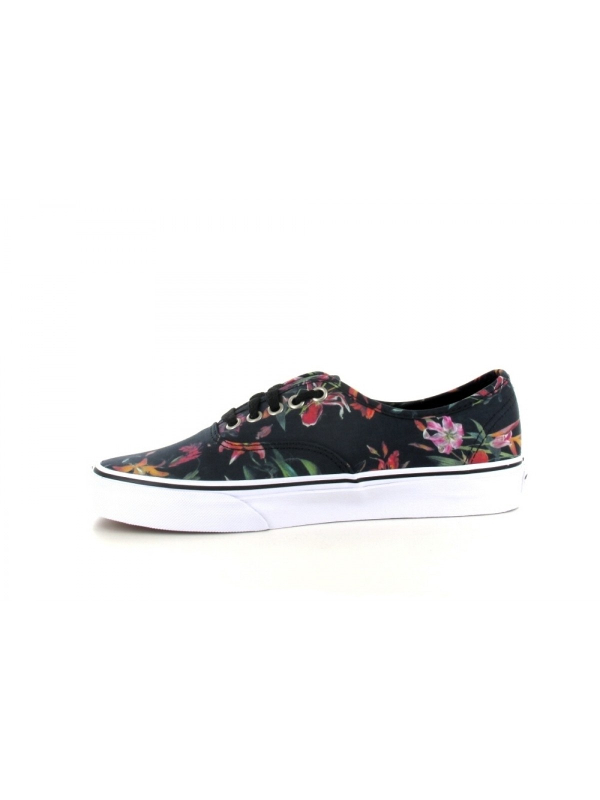 vans authentic black bloom