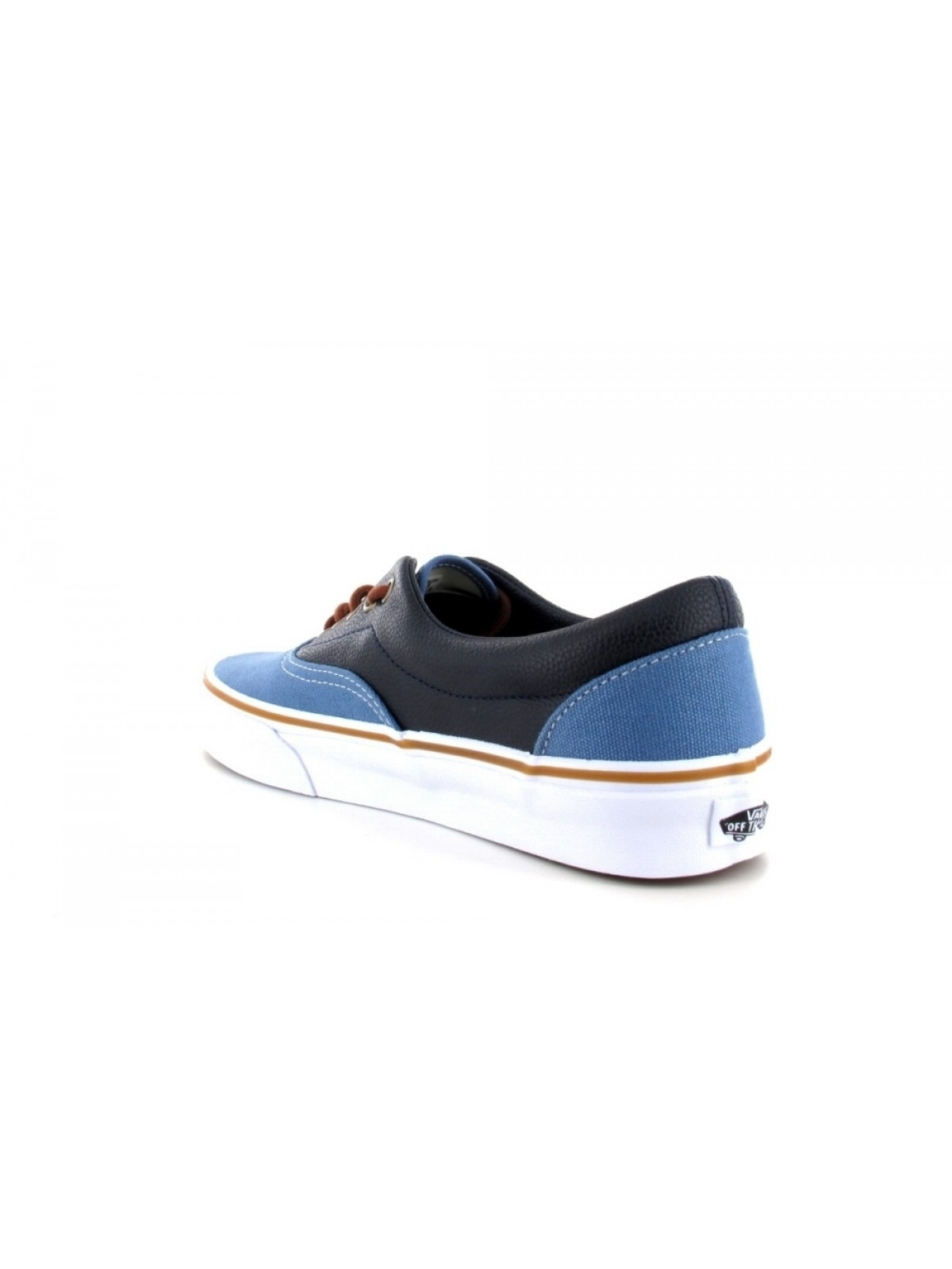 Vans cuir bleu cheap